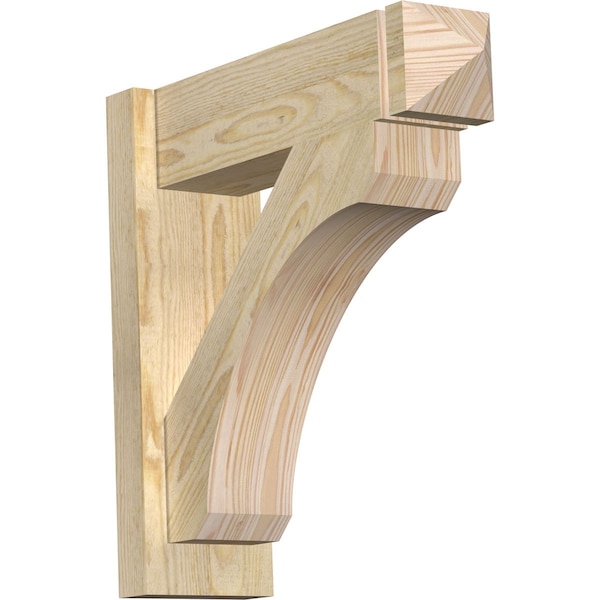 Ekena Millwork Legacy Arts & Crafts Rough Sawn Outlooker, Douglas Fir, 6"W x 20"D x 20"H OUT06X20X20LEC03RDF - main